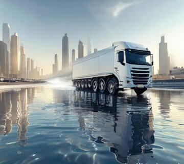 WhitewatertankertruckRiyadhNorth2CcleanwaterdeliveryRiyadh2Cphotorealistic2Cwhitewatertankertruck2CsunnystreetinRiyadhSaudiArabia2Chighquality 360x320