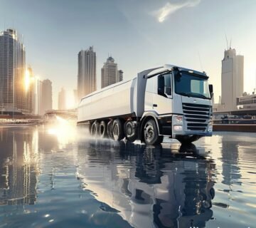 Constructionwaterdeliveryriyadh2Cwatertankerconstructionsitesaudiarabia2Cphotorealistic2Cwhitewatertankertruck2CsunnystreetinRiyadhSaudiArabia2Chighquality 360x320